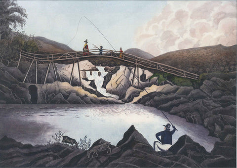 'A Bridge over the Rhydol' - Print heb fownt