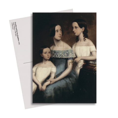 Cerdyn post 'A Mother and her two daughters' gan Hugh Hughes