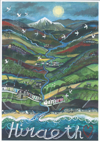 'Hiraeth Cymru' Poster by Lizzie Spikes