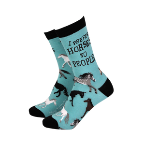 'I Prefer Horses to People' Women's Socks