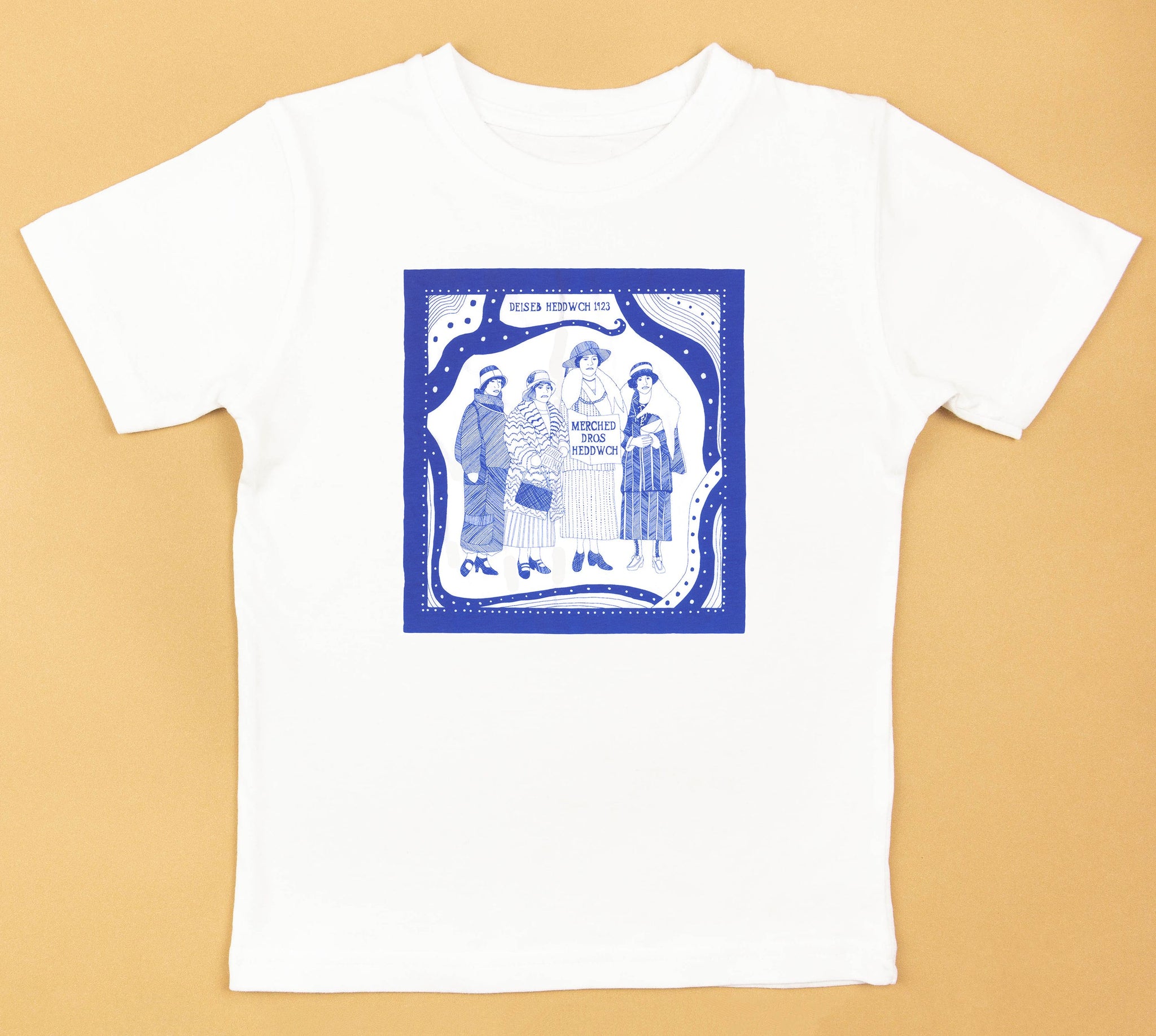 'Deiseb Heddwch 1923' (Womens Peace Centenary 1923) T Shirt by Efa Lois
