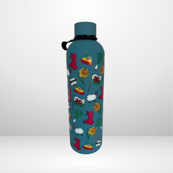 'Cwtchie' - Potel Ddŵr Thermol (Glas)