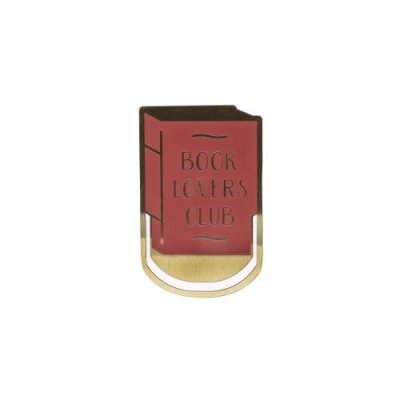 Nod llyfr lliw pres 'Book Lovers Club'