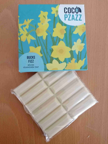 Coco Pzazz Bucks Fizz chocolate bar