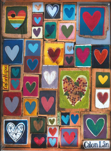 'Calon Lân' Large Tin Sign by Lizzie Spikes