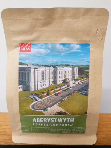 Aberystwyth Coffee Company - 'Llyfrgell Genedlaethol Cymru' 227g