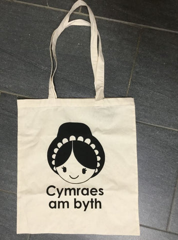 Tote Bag - 'Cymraes am Byth' (Welsh Lady Forever)