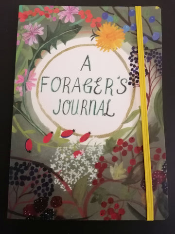 Pad nodiadau 'A Forager's Journal' gan Lizzie Spikes