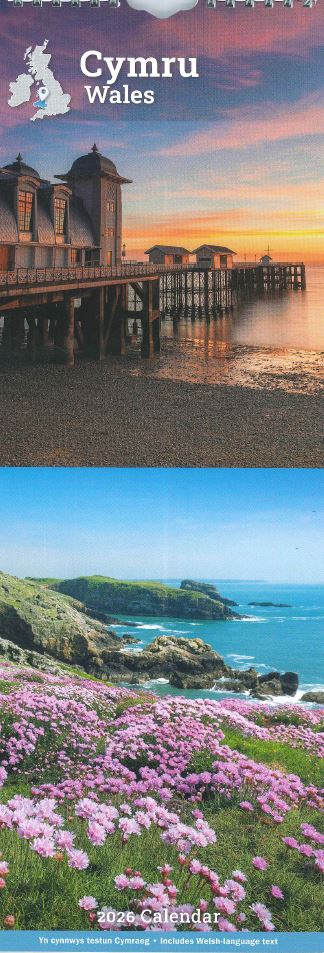'Cymru/Wales' - 2026 Slim Calendar
