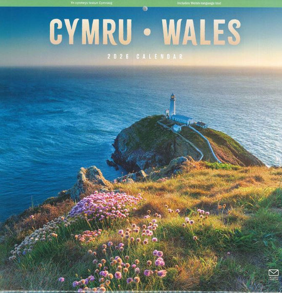 'Cymru/Wales' - 2026 Square Calendar