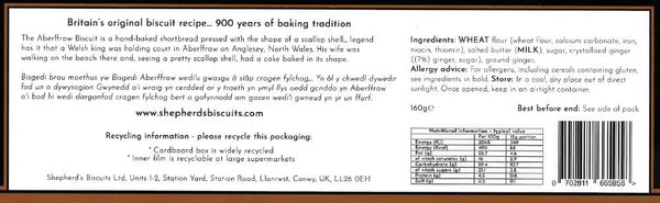 Aberffraw biscuits - Teisen Berffro Sinsir