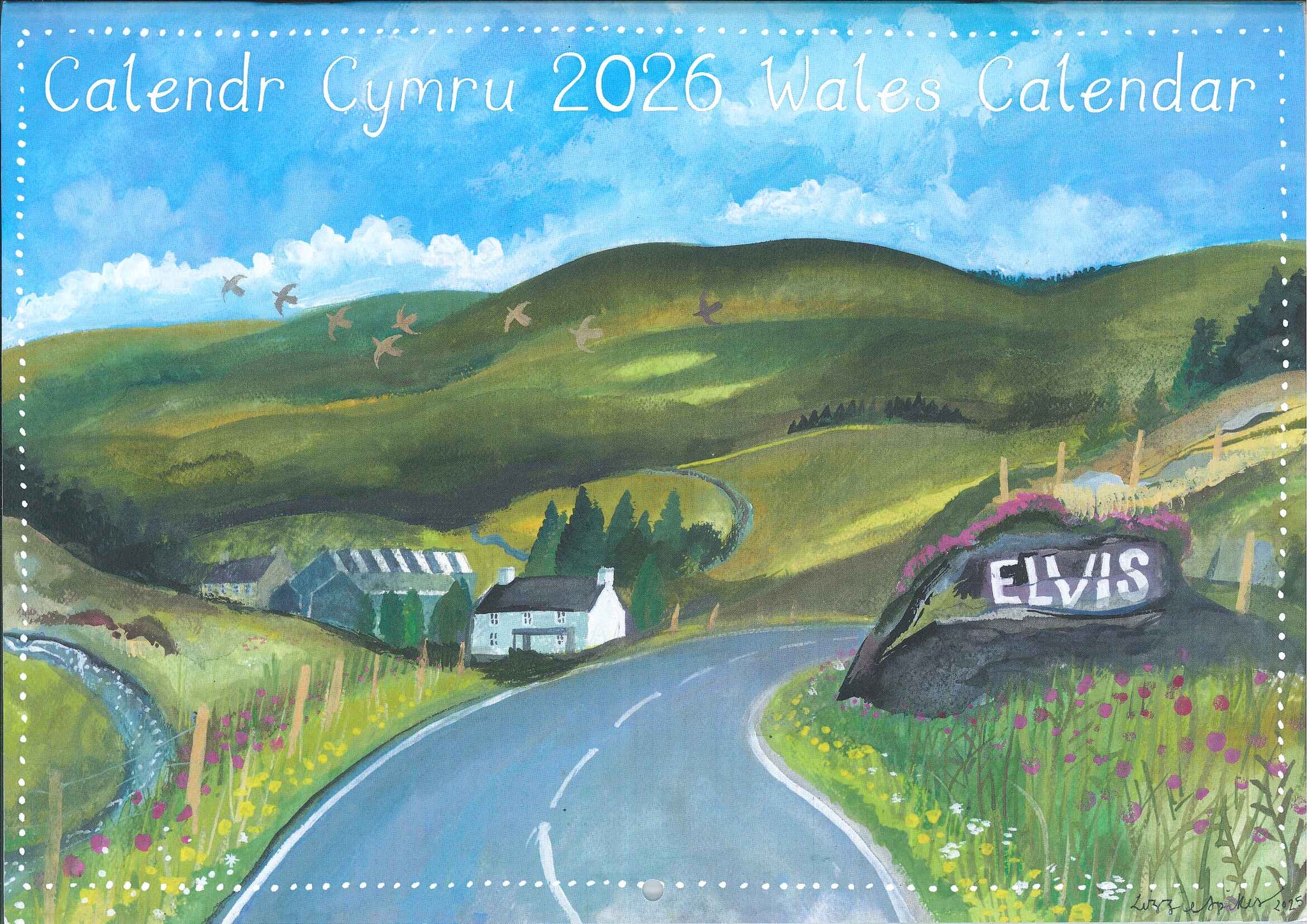 'Views from a Welsh Roadside' - 2026 Calendar by Lizzie Spikes