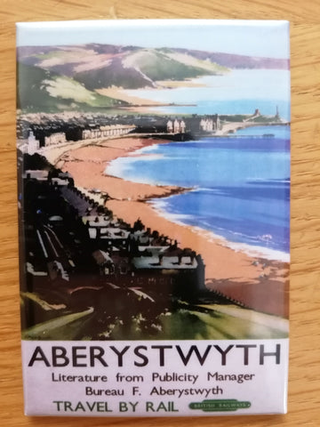 Magned Retro 'Glanmôr Aberystwyth'