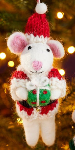 Felt Christmas Decoration - 'Santa Elf'