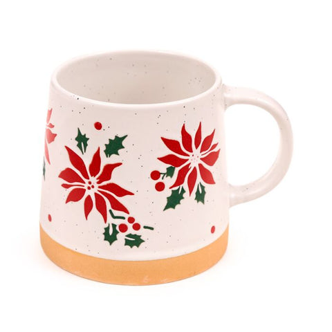 'Christmas Poinsettia' Mug