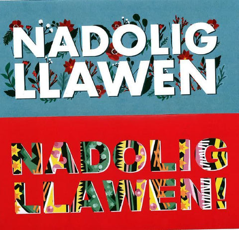 Pack of 6 Christmas cards 'Nadolig Llawen' by Cardiau Cardi