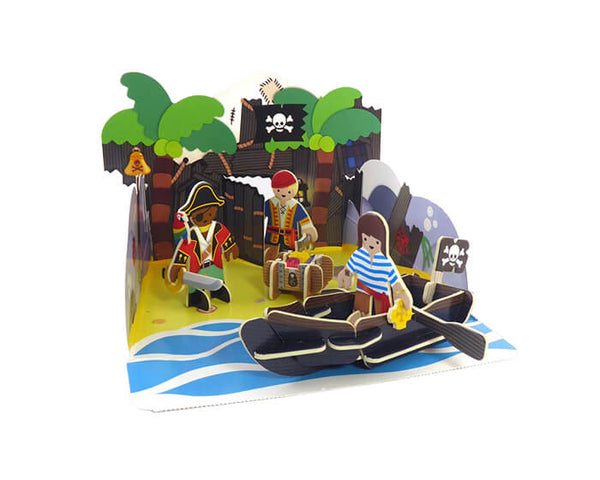 'Pirate Island' -  a sustainably managed playset from Playpress