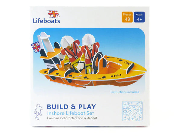 'RNLI Inshore Lifeboat Set' -  a sustainably managed playset from Playpress