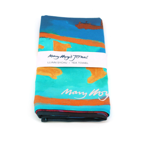 Lliain sychu llestri 'Cwm Rheidol' -  Mary Lloyd Jones