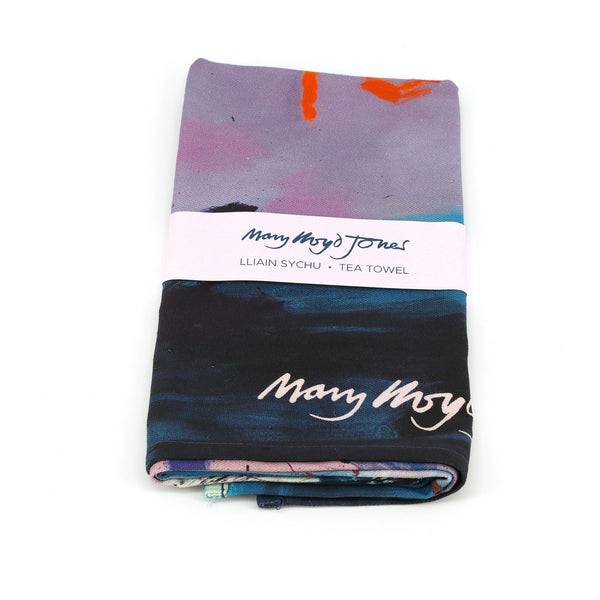 Lliain sychu llestri 'Iaith Cofio' -  Mary Lloyd Jones
