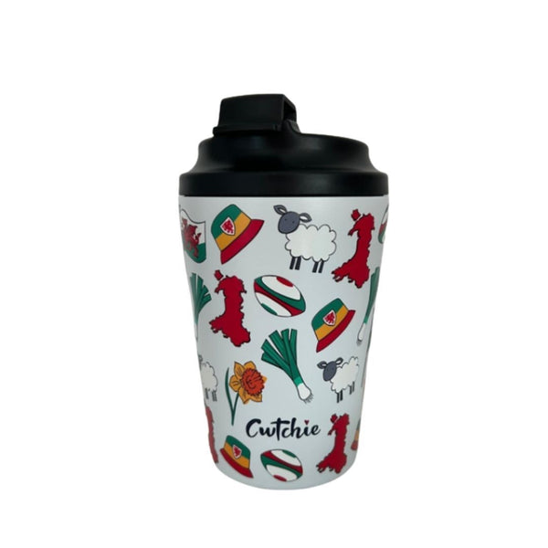 'Cwtchie' - Travel Mug (White)
