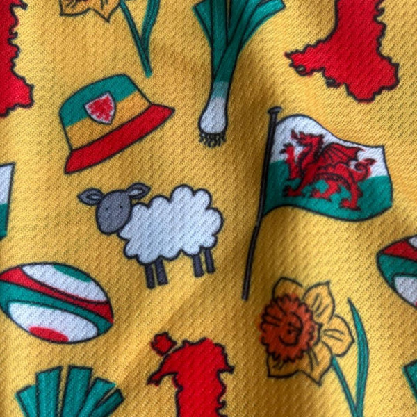 Bandana Ci 'Cwtchie' - Maint Canolog (Melyn)