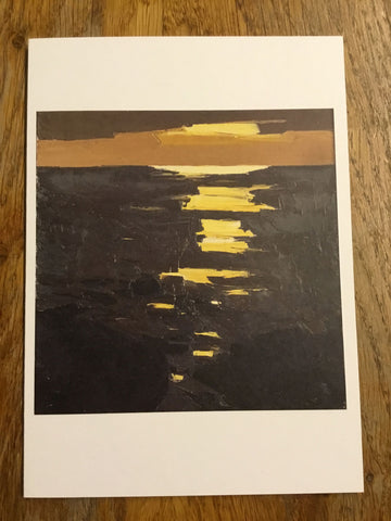 Greetings Card 'Coastal Sunset' by Sir Kyffin Williams