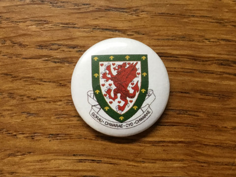 'Wales Welsh Football Logo' - Button Magnet