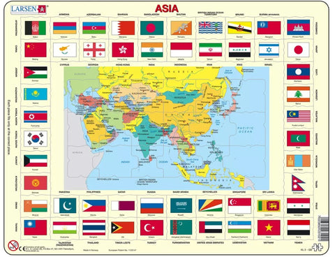 Map o Asia - Jig-so