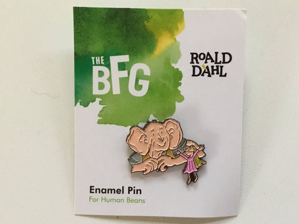 Pin Enamel 'The BFG' gan Roald Dahl