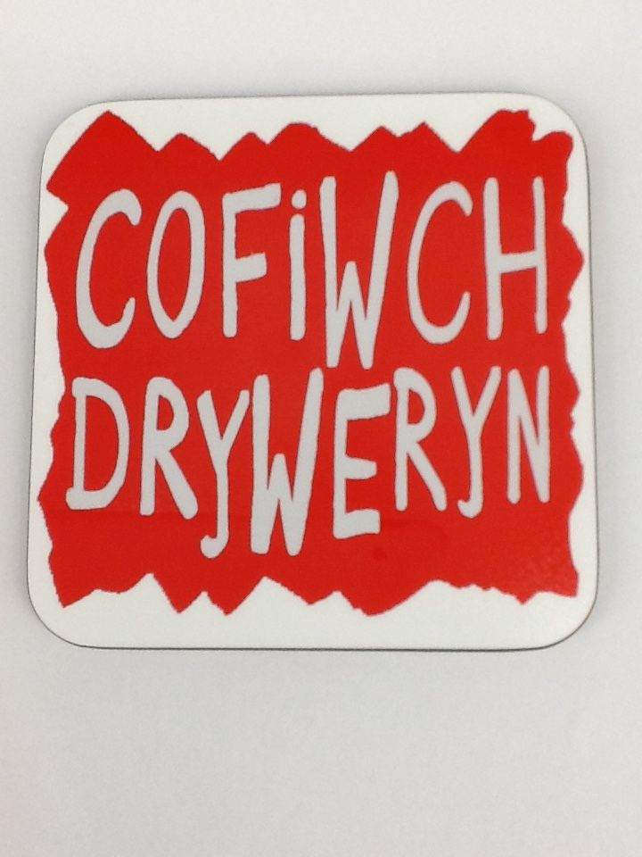 Mat diod 'Cofiwch Dryweryn'