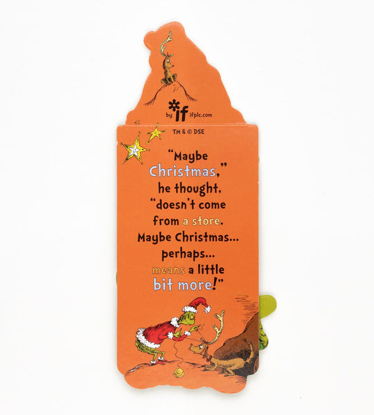 Magnetic Dr Seuss bookmark (The Grinch)