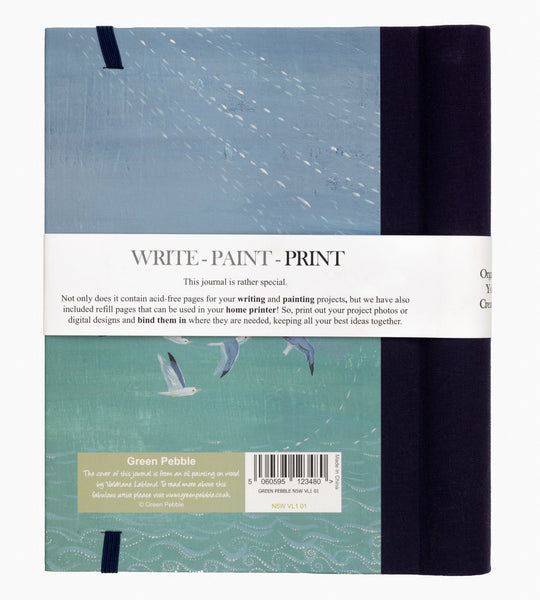 Jiwrnal adlenwadwy 'Write-Paint-Print' 