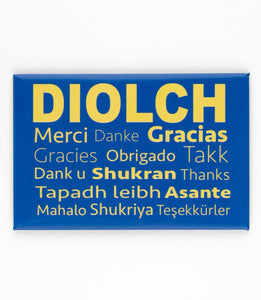 'Diolch' fridge magnet