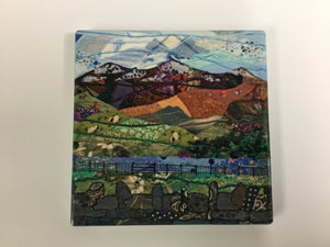 Ceramic coaster 'Snowdon' by Josie Russell