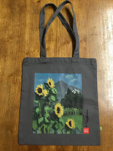 Bag 'Sunflowers with mountains beyond' - Sir Kyffin Williams